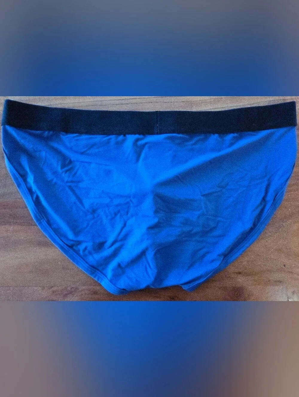 Men's Royal Blue Briefs with Black Waistband -